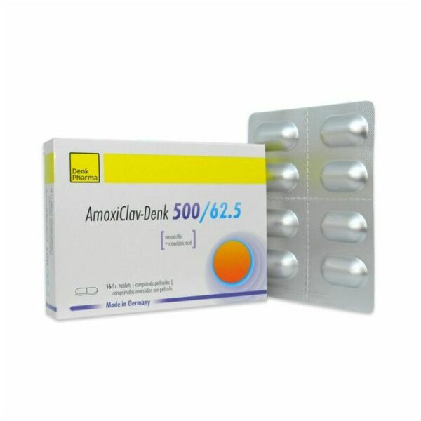 AMOXICLAV-DENK 500/62.5 MG